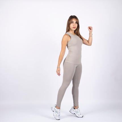 Warm Clay | Women's Soft Knit Regular Tank Top - Women's Soft Knit Regular Tank Top - Jobedu Jordan