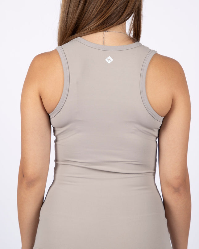 Warm Clay | Women's Soft Knit Regular Tank Top - Women's Soft Knit Regular Tank Top - Jobedu Jordan