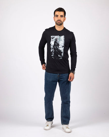 Warriour Beduin | Adult Graphic Longsleeve Tshirt - Adult Graphic Longsleeve Tshirt - Jobedu Jordan