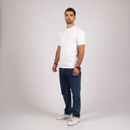 White | Premium Super Basic Cut T-Shirt - SuperBasic Premium Cut T-Shirt - Unisex - Jobedu Jordan