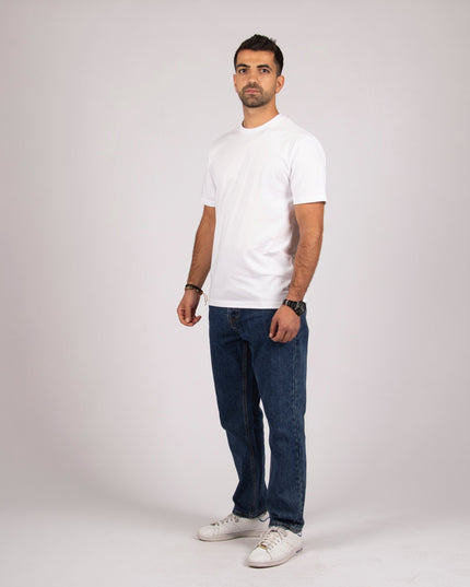 White | Premium Super Basic Cut T-Shirt - SuperBasic Premium Cut T-Shirt - Unisex - Jobedu Jordan
