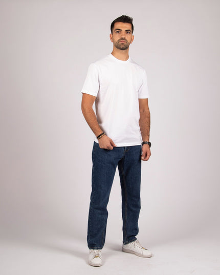 White | Premium Super Basic Cut T-Shirt - SuperBasic Premium Cut T-Shirt - Unisex - Jobedu Jordan