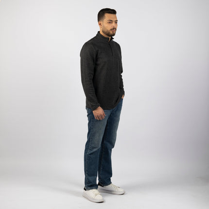 50 Retro Black | Adult Quarter Zip Sweater - Adult Quarter Zip Sweater - Jobedu Jordan