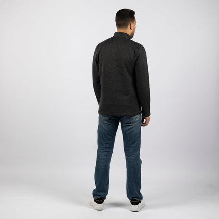 50 Retro Black | Adult Quarter Zip Sweater - Adult Quarter Zip Sweater - Jobedu Jordan