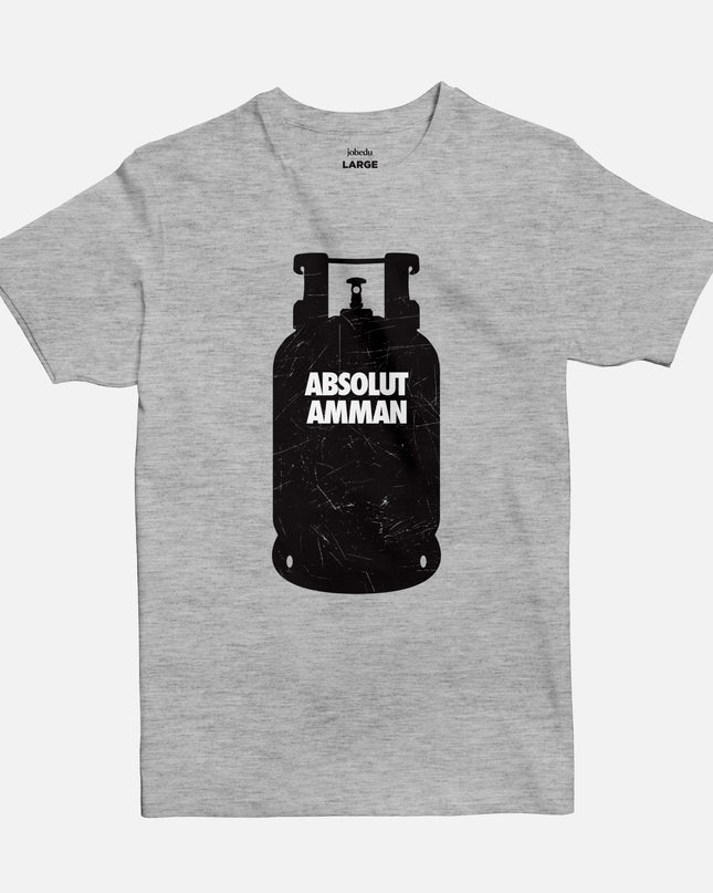 Absolut Amman | Basic Cut T-shirt - Graphic T-Shirt - Unisex - Jobedu Jordan