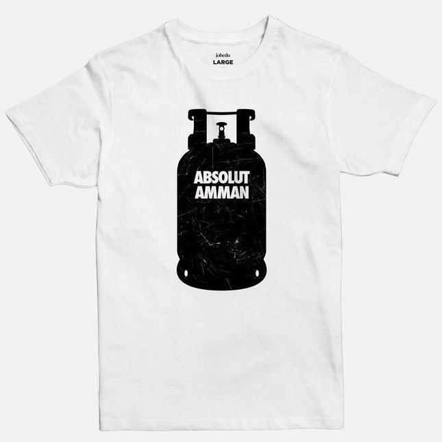 Absolut Amman | Basic Cut T-shirt - Graphic T-Shirt - Unisex - Jobedu Jordan