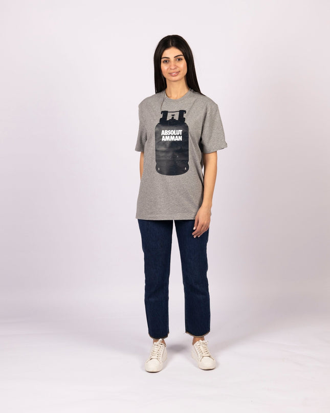 Absolut Amman | Basic Cut T-shirt - Graphic T-Shirt - Unisex - Jobedu Jordan