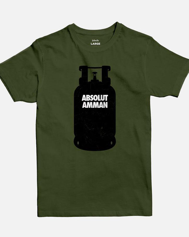Absolut Amman | Basic Cut T-shirt - Graphic T-Shirt - Unisex - Jobedu Jordan