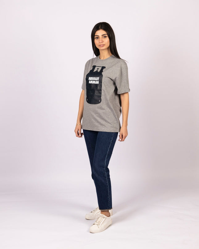 Absolut Amman | Basic Cut T-shirt - Graphic T-Shirt - Unisex - Jobedu Jordan