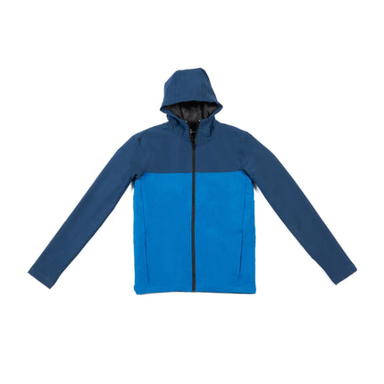Aqua Blue - Navy Blue | Adult Hooded Winterproof Jacket - Jackets - Jobedu Jordan