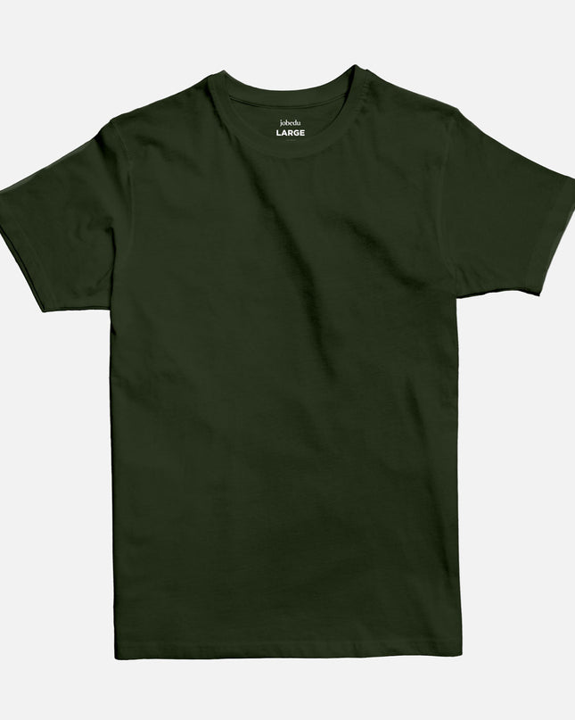 Army Green | Basic Cut T-shirt - Basic T-Shirt - Unisex - Jobedu Jordan