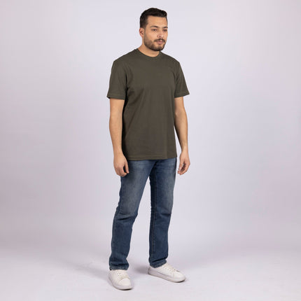 Army Green | Basic Cut T-shirt - Basic T-Shirt - Unisex - Jobedu Jordan