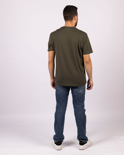 Army Green | Pocket Adult Tshirt - Basic Pocket Adult Tshirt - Jobedu Jordan