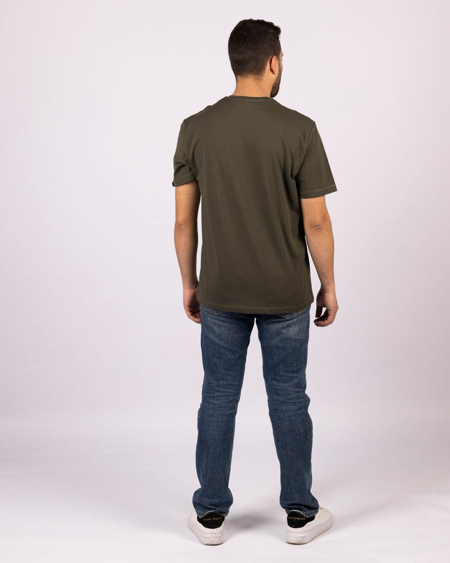 Army Green | Pocket Adult Tshirt - Basic Pocket Adult Tshirt - Jobedu Jordan