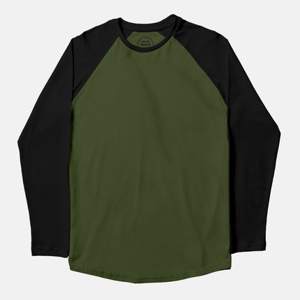 Basic-Army Green | Unisex Baseball T-shirt - Basic Baseball T-Shirt - Unisex - Jobedu Jordan