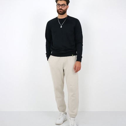 Basic - Black | Unisex Adult Light Tracksuit Sweatshirt - Basic - Unisex Light Tracksuit Sweatshirt - Jobedu Jordan