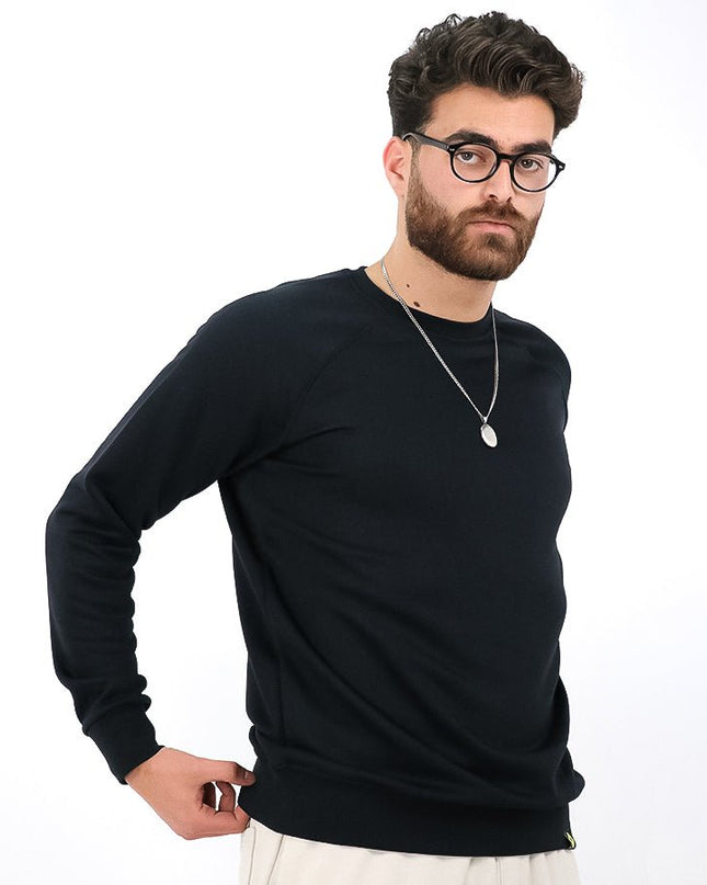 Basic - Black | Unisex Adult Light Tracksuit Sweatshirt - Basic - Unisex Light Tracksuit Sweatshirt - Jobedu Jordan