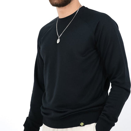 Basic - Black | Unisex Adult Light Tracksuit Sweatshirt - Basic - Unisex Light Tracksuit Sweatshirt - Jobedu Jordan
