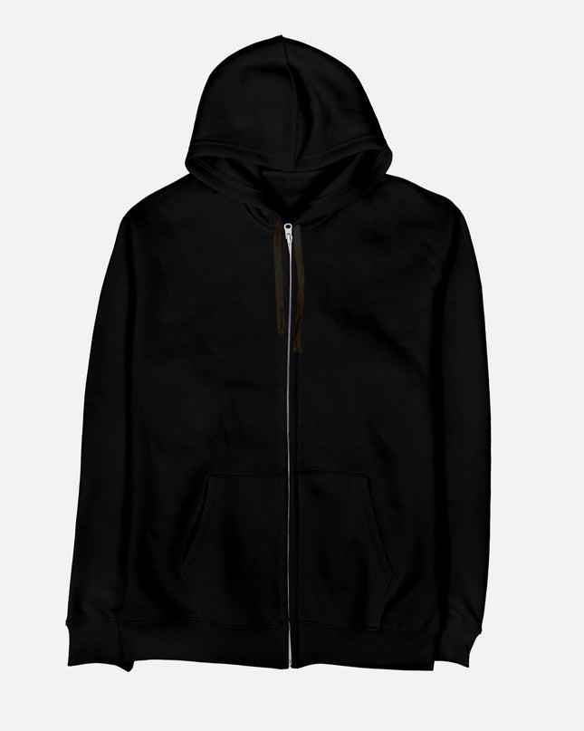 Basic - Black | Unisex Adult Zipup - Basic Zipup - Unisex - Jobedu Jordan