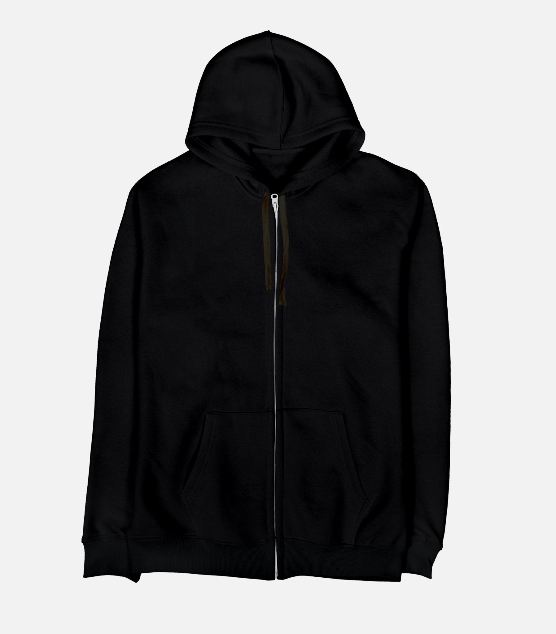 Basic - Black | Unisex Adult Zipup Basic - Black | Unisex Adult Zipup