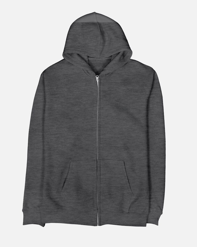 Basic - Charcoal Sky| Unisex Adult Zipup - Basic Zipup - Unisex - Jobedu Jordan