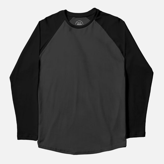 Basic-Charcoal | Unisex Baseball T-shirt - Basic Baseball T-Shirt - Unisex - Jobedu Jordan