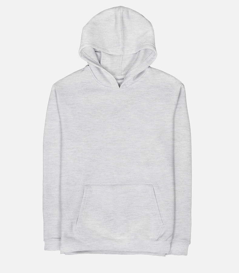 Basic - Light Grey Melange | Unisex Adult Hoodie Basic - Light Grey Melange | Unisex Adult Hoodie