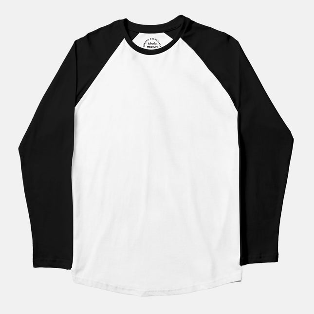 Basic-White | Unisex Baseball T-shirt - Basic Baseball T-Shirt - Unisex - Jobedu Jordan