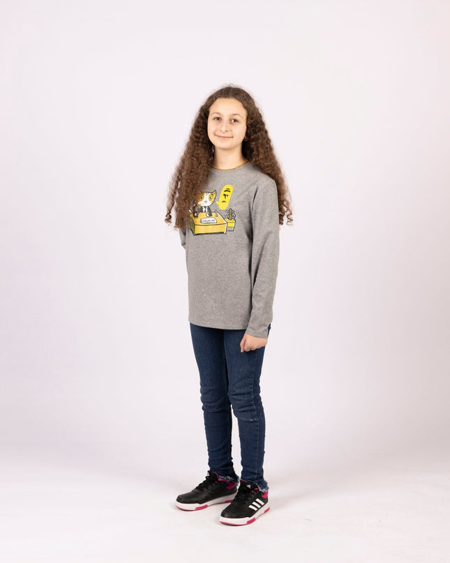 BIs BIs Man | Kids Graphic Longsleeve Tshirt - Kids Graphic Longsleeve Tshirt - Jobedu Jordan