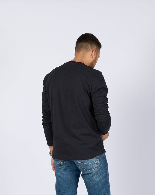 Black | Basic Adult Longsleeve Tshirt - Basic Adult Longsleeve Tshirt - Jobedu Jordan