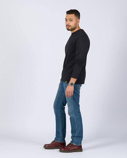 Black | Basic Adult Longsleeve Tshirt - Basic Adult Longsleeve Tshirt - Jobedu Jordan