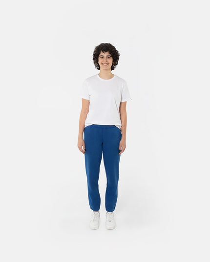 Blue | Women's Straight Leg Jogger - Straight Cuffed Leg Jogger - Women - Jobedu Jordan