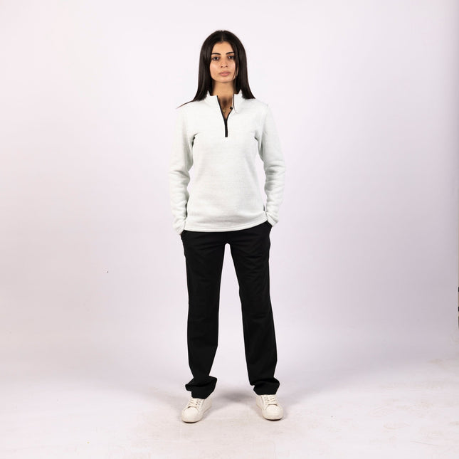 Celadon | Women Quarter Zip Sweater - Women Quarter Zip Sweater - Jobedu Jordan