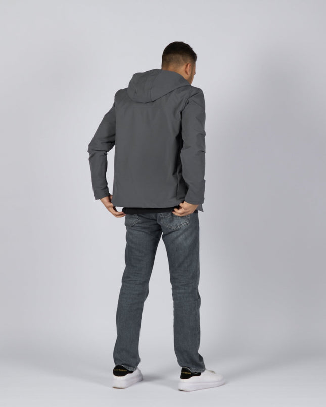 Charcoal | Adult Hooded Winterproof Jacket - Jackets - Jobedu Jordan