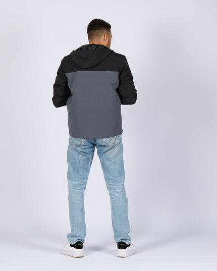 Charcoal - Black | Adult Hooded Winterproof Jacket - Jackets - Jobedu Jordan