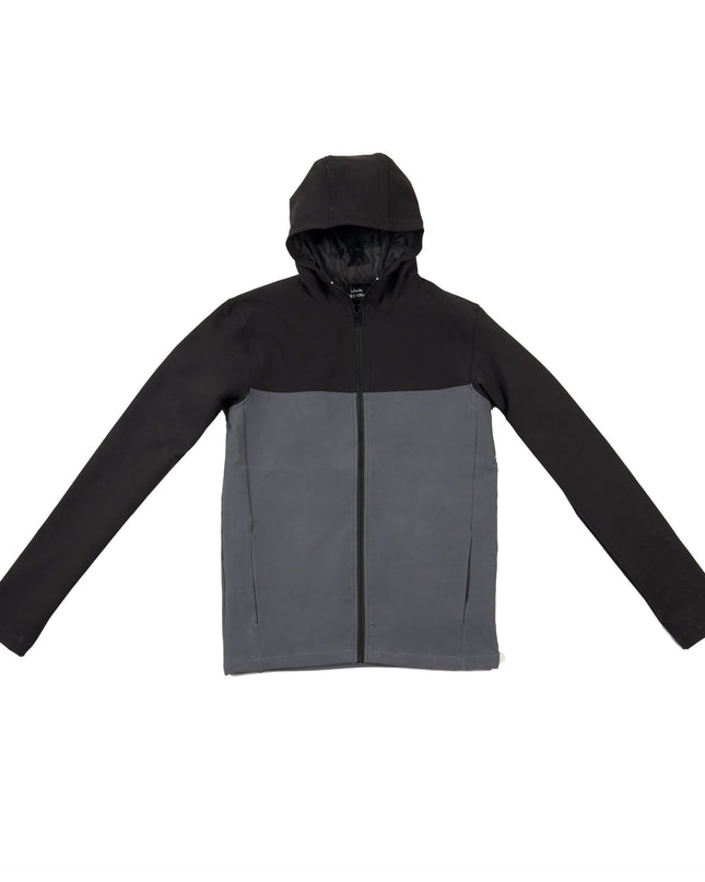 Charcoal - Black | Adult Hooded Winterproof Jacket - Jackets - Jobedu Jordan