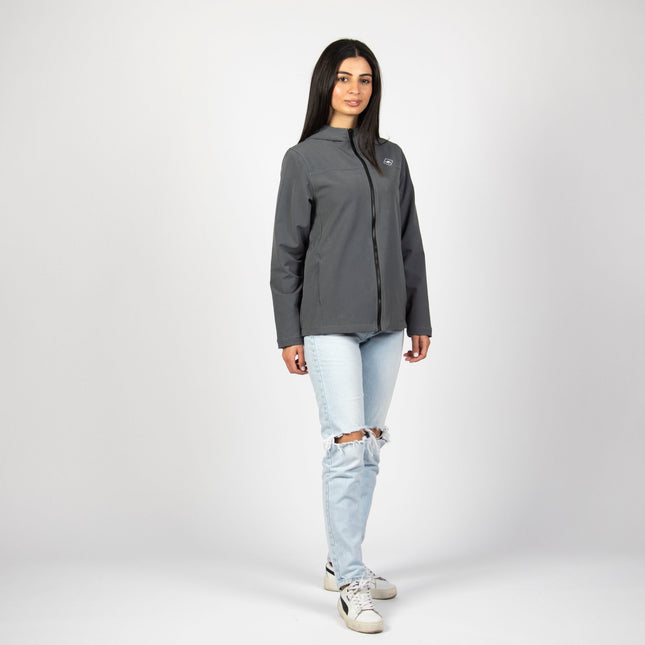 CHARCOAL | Women Hooded Winterproof Jacket - Women's Jackets - Jobedu Jordan