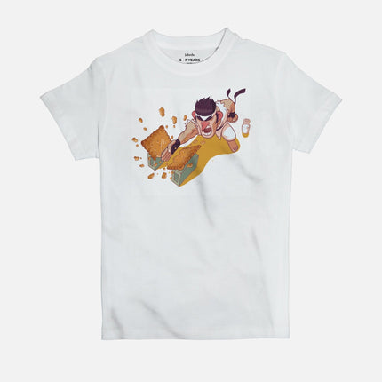 Cracker Karate | Kid's Basic Cut T-shirt - Graphic T-Shirt - Kids - Jobedu Jordan