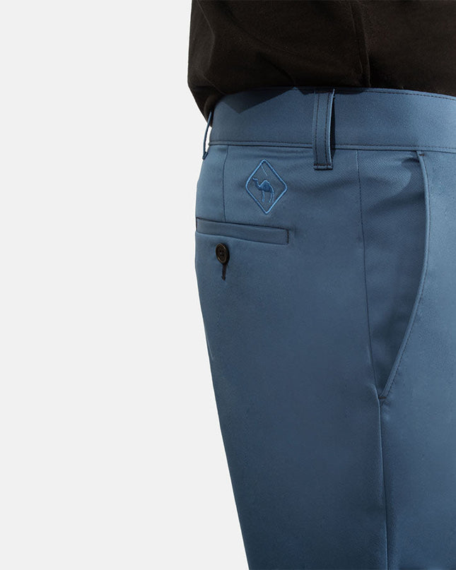 Deep Ocean Blue | Men's Twill Short - Twill Shorts - Jobedu Jordan