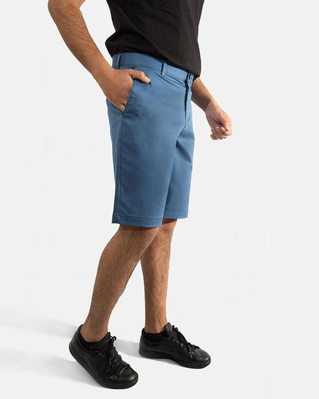 Deep Ocean Blue | Men's Twill Short - Twill Shorts - Jobedu Jordan