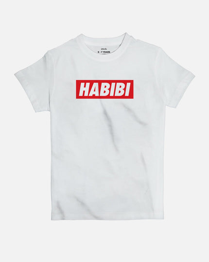 Habibi Simple | Kid's Basic Cut T-shirt - Graphic T-Shirt - Kids - Jobedu Jordan