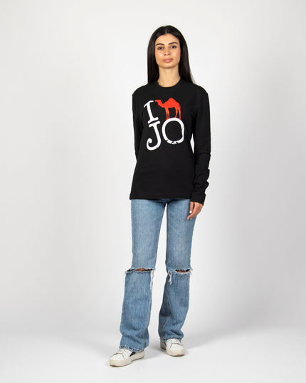 I Camel Jo | Adult Graphic Longsleeve Tshirt - Adult Graphic Longsleeve Tshirt - Jobedu Jordan