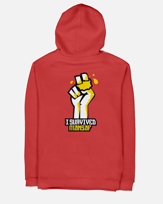 I Survived Mansaf | Unisex Adult Zipup - Graphic Zipup - Unisex - Jobedu Jordan
