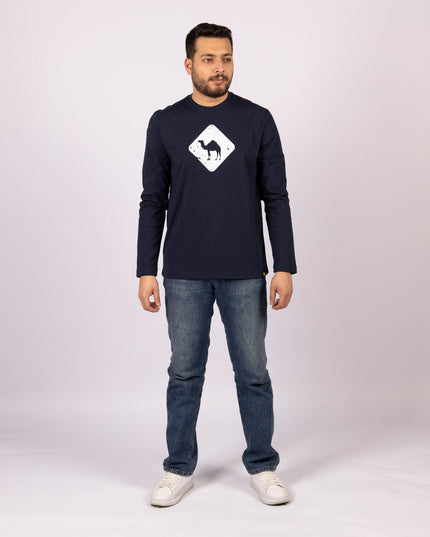 Jobedu Camel Crossing | Adult Graphic Longsleeve Tshirt - Adult Graphic Longsleeve Tshirt - Jobedu Jordan