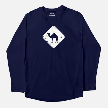 Jobedu Camel Crossing | Adult Graphic Longsleeve Tshirt - Adult Graphic Longsleeve Tshirt - Jobedu Jordan
