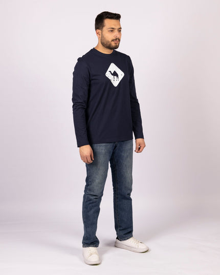 Jobedu Camel Crossing | Adult Graphic Longsleeve Tshirt - Adult Graphic Longsleeve Tshirt - Jobedu Jordan