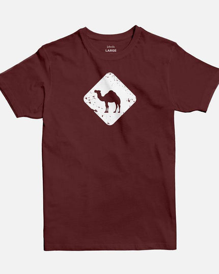 Jobedu Camel Crossing | Basic Cut T-shirt - Graphic T-Shirt - Unisex - Jobedu Jordan