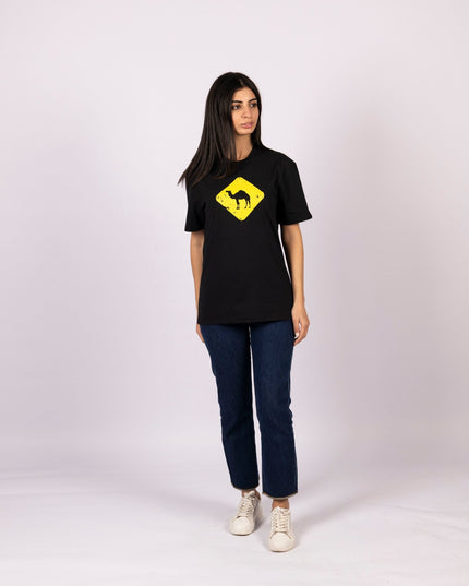 Jobedu Camel Crossing | Basic Cut T-shirt - Graphic T-Shirt - Unisex - Jobedu Jordan