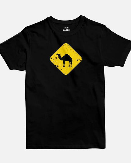 Jobedu Camel Crossing | Basic Cut T-shirt - Graphic T-Shirt - Unisex - Jobedu Jordan