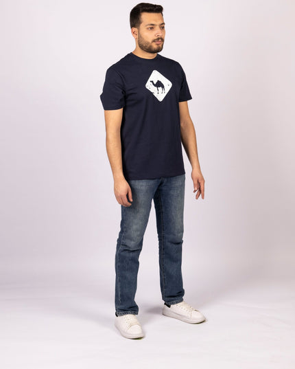 Jobedu Camel Crossing | Basic Cut T-shirt - Graphic T-Shirt - Unisex - Jobedu Jordan